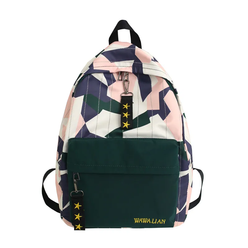 

New Fashion Waterproof College Style Backpack Students'large Capacity Camouflage Shoulder Bags Women Men Travel School Bag 2019