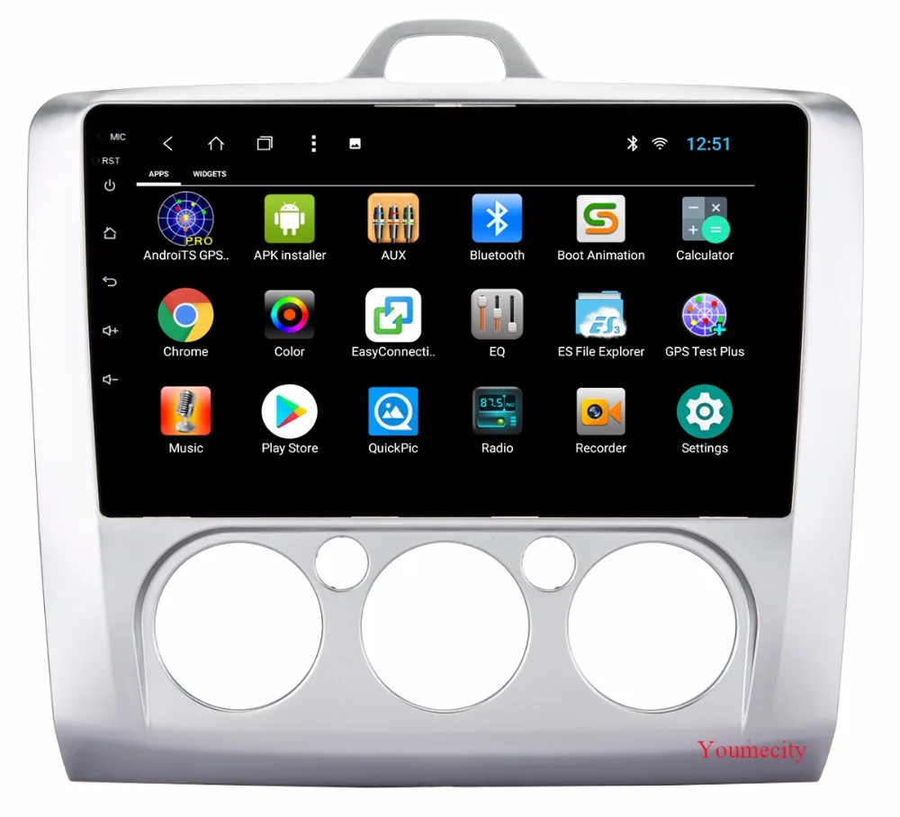 Android 8 1 9' автомобильный dvd видео Автомобильный GPS мультимедийный плеер Navi для Ford