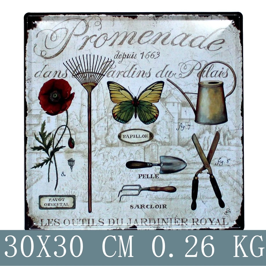 

[ Mike Decor ] Promenade Relex Style Fish Metal Sign Vintage Craft Irregular Wall Plaque Home Store Party VIP Room decor KM-31
