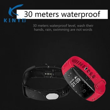 

Smart Band Wristbands IP68 Wateerproof 24 Hours Heart rate Monitoring small and delicate USB charging smartband pk miband 3