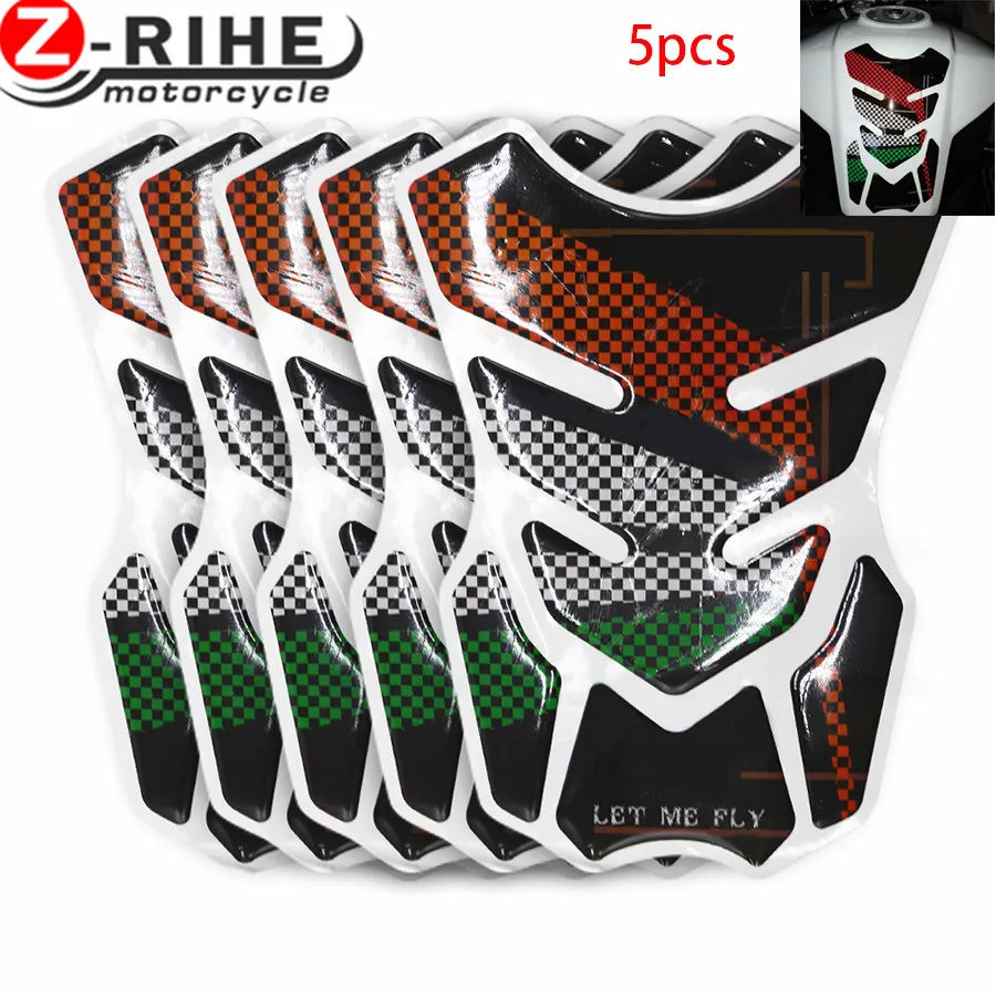 5 pcs Motorcycle Rubber Gas Tank Sticker Decals Tank Pad Motorbike Stickers For Benelli BN600 BN300 BN302 BJ300 BJ250 TNT 300 60