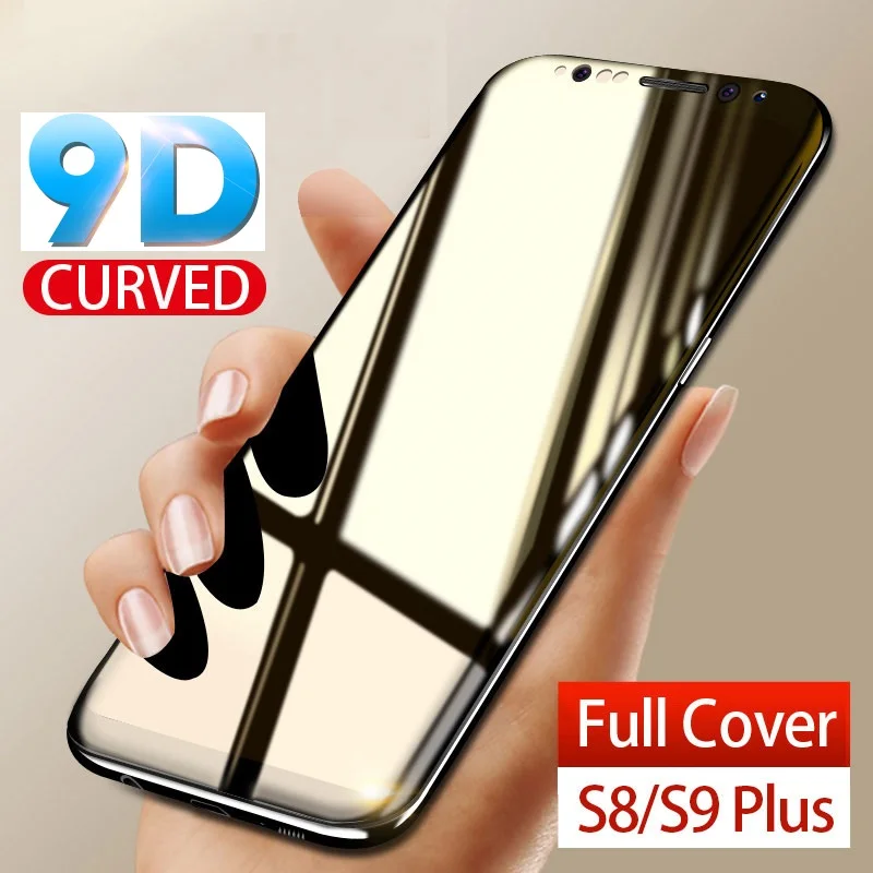 

ZNP 9D Full Cover Screen Protector Tempered Glass On The For Samsung Galaxy S8 S9 Plus S6 S7 Edge Note 8 9 Protective Glass Film