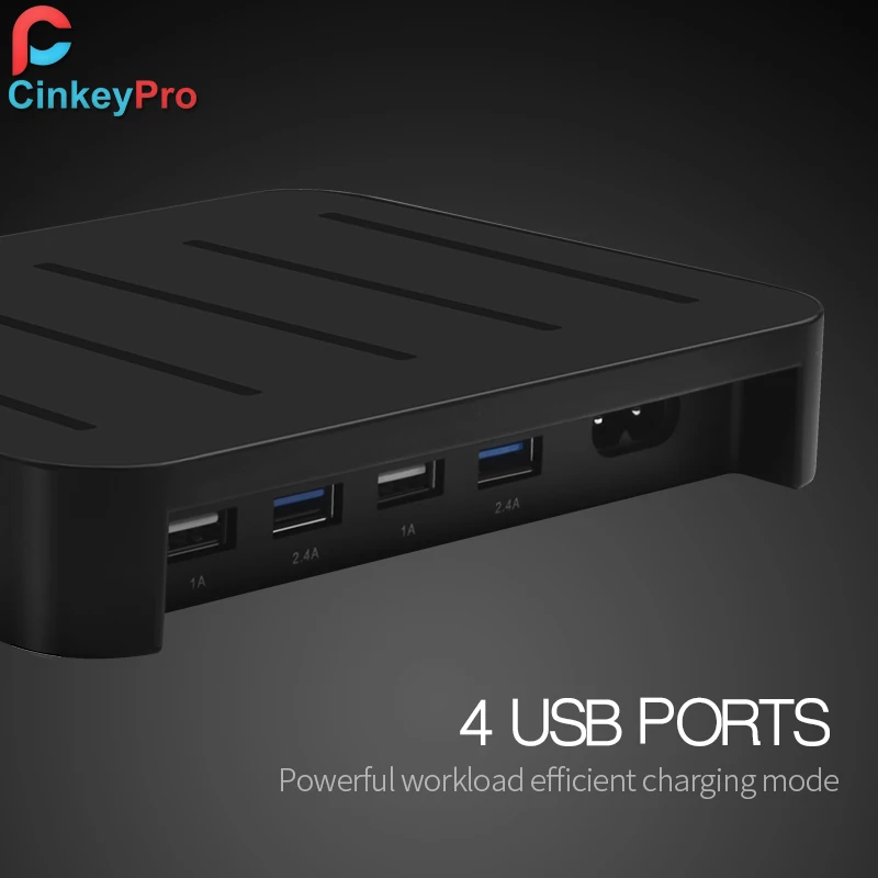 CinkeyPro 4 منافذ USB الهاتف شاحن أقراص وحدة شاحن للهاتف الجوال العالمي ل فون سامسونج شحن الاتحاد الأوروبي/الولايات المتحدة/ المملكة المتحدة التوص... CinkeyPro 4 منافذ USB الهاتف شاحن أقراص وحدة شاحن للهاتف الجوال العالمي ل فون سامسونج شحن الاتحاد الأوروبي/الولايات المتحدة/ المملكة المتحدة التوص...