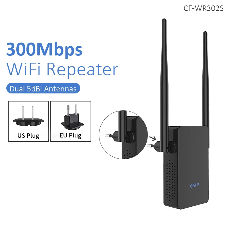 

Wireless WIFI Router Repeater 300M 10dBi Antenna Signal Booster SL@88