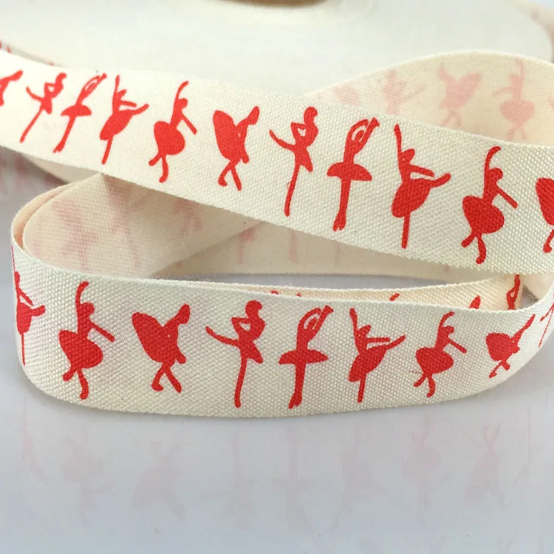 Free Shipping 5/8" 10yards cotton ribbon natural ballet dance girl