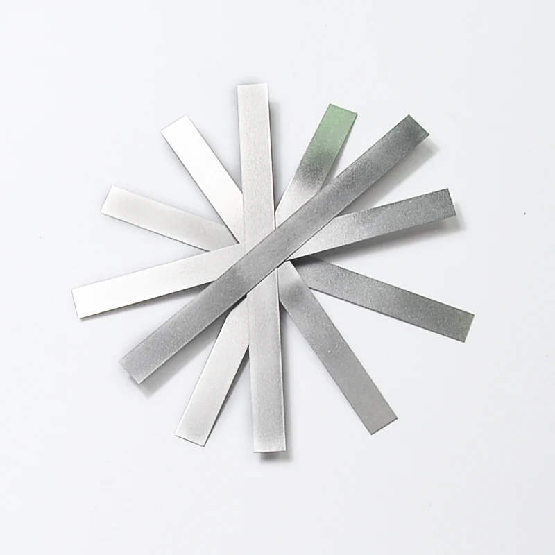 jzl 18650 Battery Nickel plated Steel Nickel Strip Sheets 0.15* 8*100mm Used …