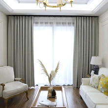 

Modern design 85% shading blackout curtain for living room or bedroom window