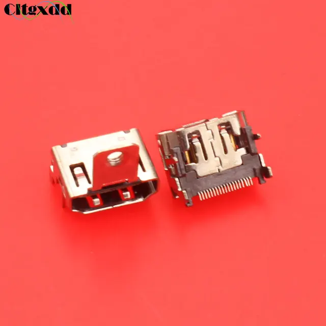 Cltgxdd 19 pin conector hembra HDMI conector de interfaz de 90 grados con agujero de tornillo fijo agujeros HDMI Reparación de enchufe de reemplazo Cltgxdd 19 pin conector hembra HDMI conector de interfaz de 90 grados con agujero de tornillo fijo agujeros HDMI Reparación de enchufe de reemplazo
