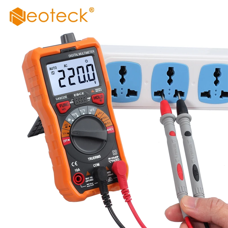 

Digital Multimeter 6000 Counts True RMS Auto Ranging NCV AC/DC Voltage Current Resistance Multi-Tester DC/AC Voltage Current