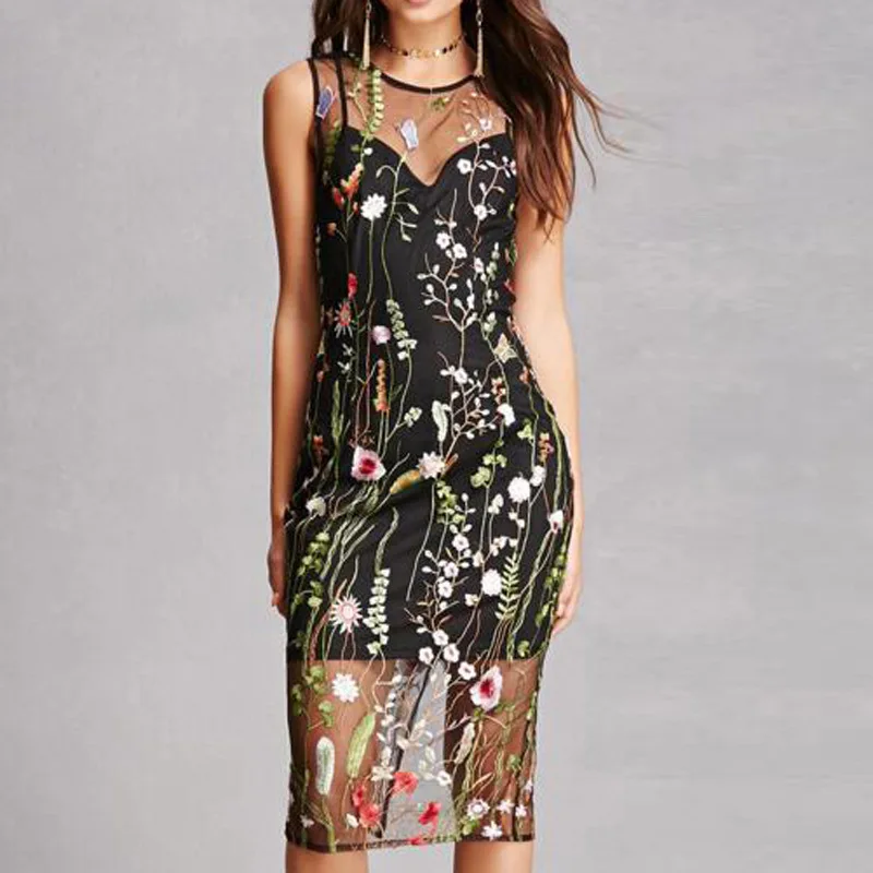 Новые модные женские туфли пикантные сетчатые Кружево Вышивка Клубная одежда