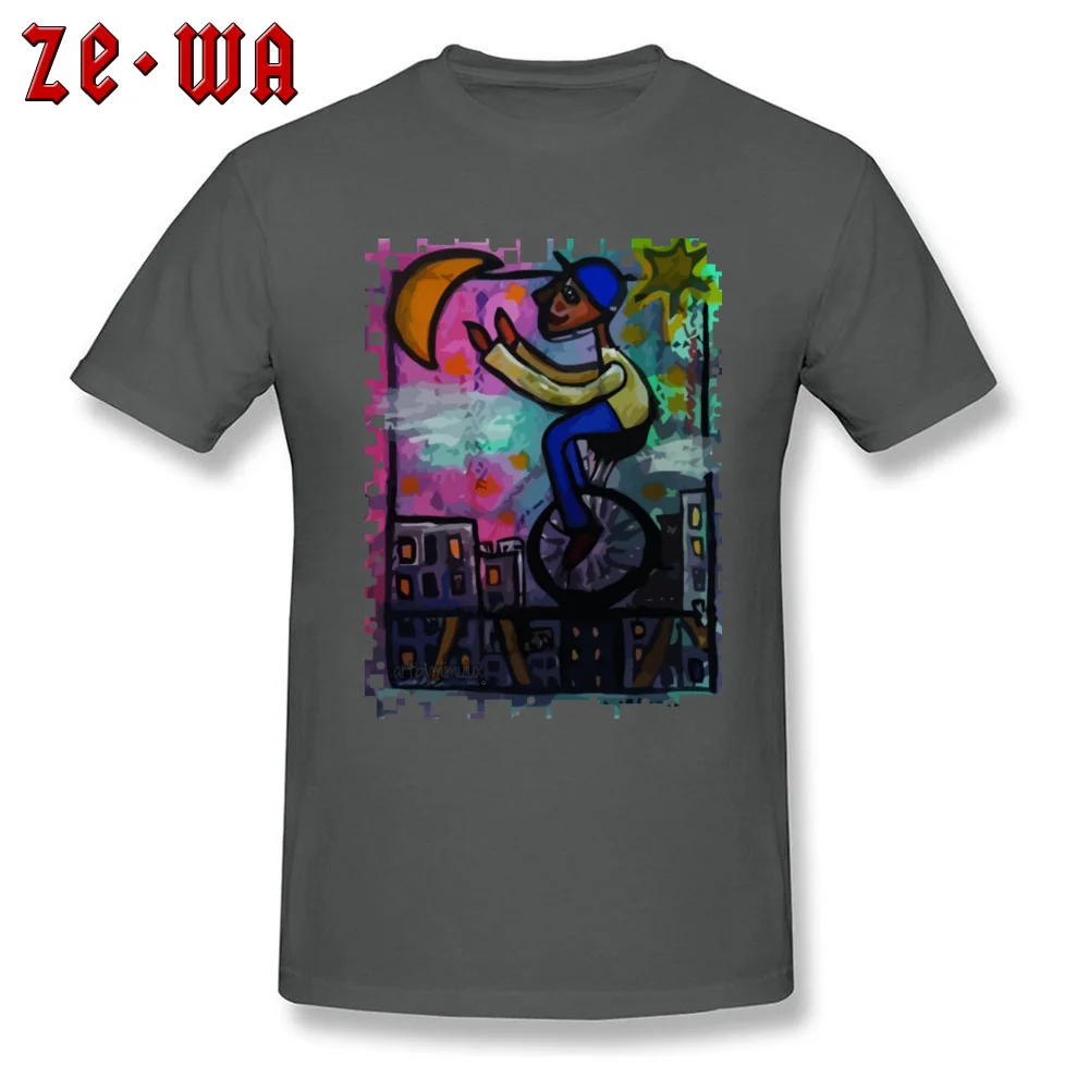 Birthday Short Sleeve Tops & Tees Fall Round Neck 100% Cotton Mens T Shirt Crazy Birthday Tee-Shirt Latest Wholesale Im Reaching For The Stars Moon   Nothing Is Impossible carbon