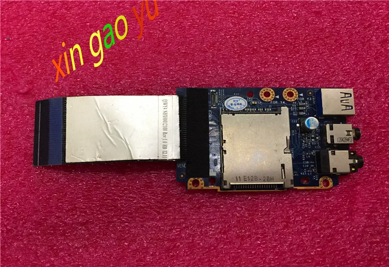 Для Lenovo Y580 USB аудиоплата с кабелем фонарик QIWY3 QIWY4 USB2.0 100% ТЕСТ ОК|Платы расширения| |