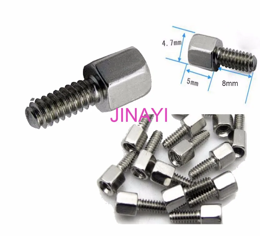 500pcs Connector 40 4 5+8 Screw Screws Stud Hex Standoff Spacer DB9