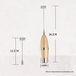 Горячая 1 шт. венчик из нержавеющей стали ручной мини электрический Пенообразователь для молока кофе MDD88