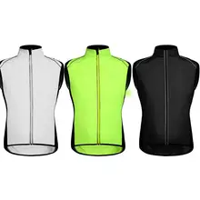 Унисекс Повседневный стоячий воротник без рукавов застежка-молния однотонный ветрозащитный всесезонный Свободный жилет для велоспорта