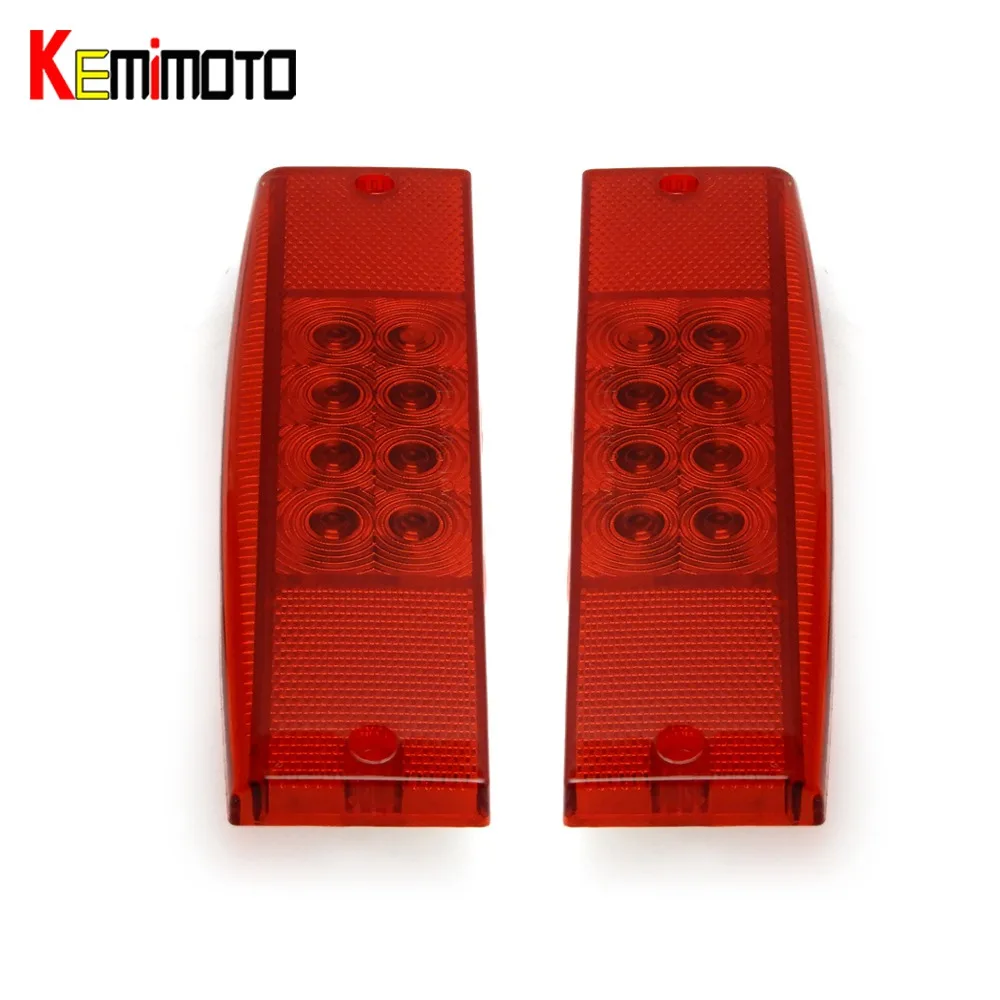 

KEMiMOTO 1 pair for Polaris Ranger 500 Ranger 400 2011 2012 2013 Ranger 570 Tail Light Left Right Side Rear TailLight Stop Light