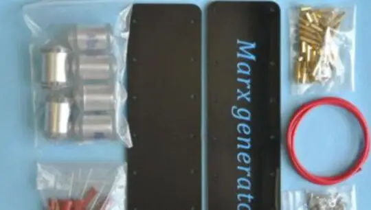 6 ступенчатый генератор Marx Tesla дуговой импульсный Lightning DIY Kit для ZVS Flyback плата