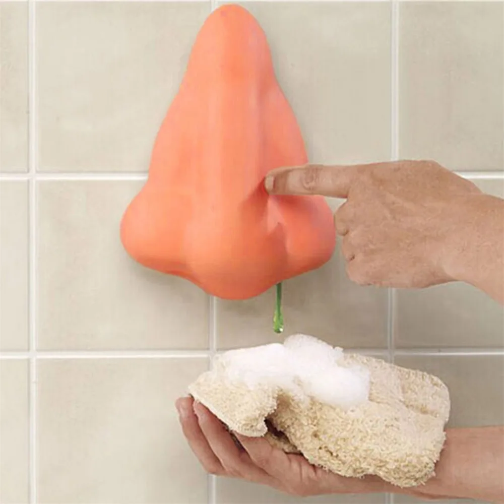 Nose-Sanitizer-Gel-Soap-Dispenser-Fun-Bathroom-Shower-Wall-Soap-Dispenser-Suction-Hooks-Sanitizer-Dispenser-with