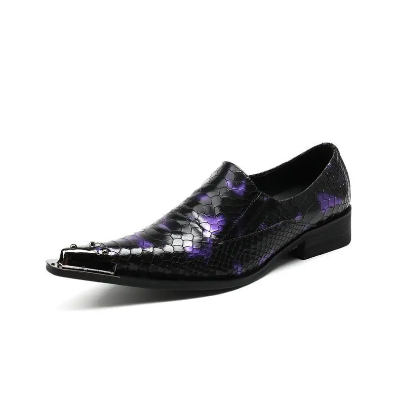 purple and black mens dress shoes