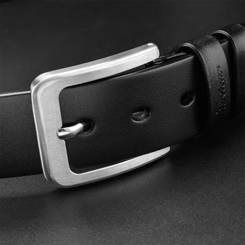 

Ciartuar Leather Belts for Men Pin Buckle Belt Casual High Quality Luxury Waist Belt Genuine Leather Designer Belt Men Gift