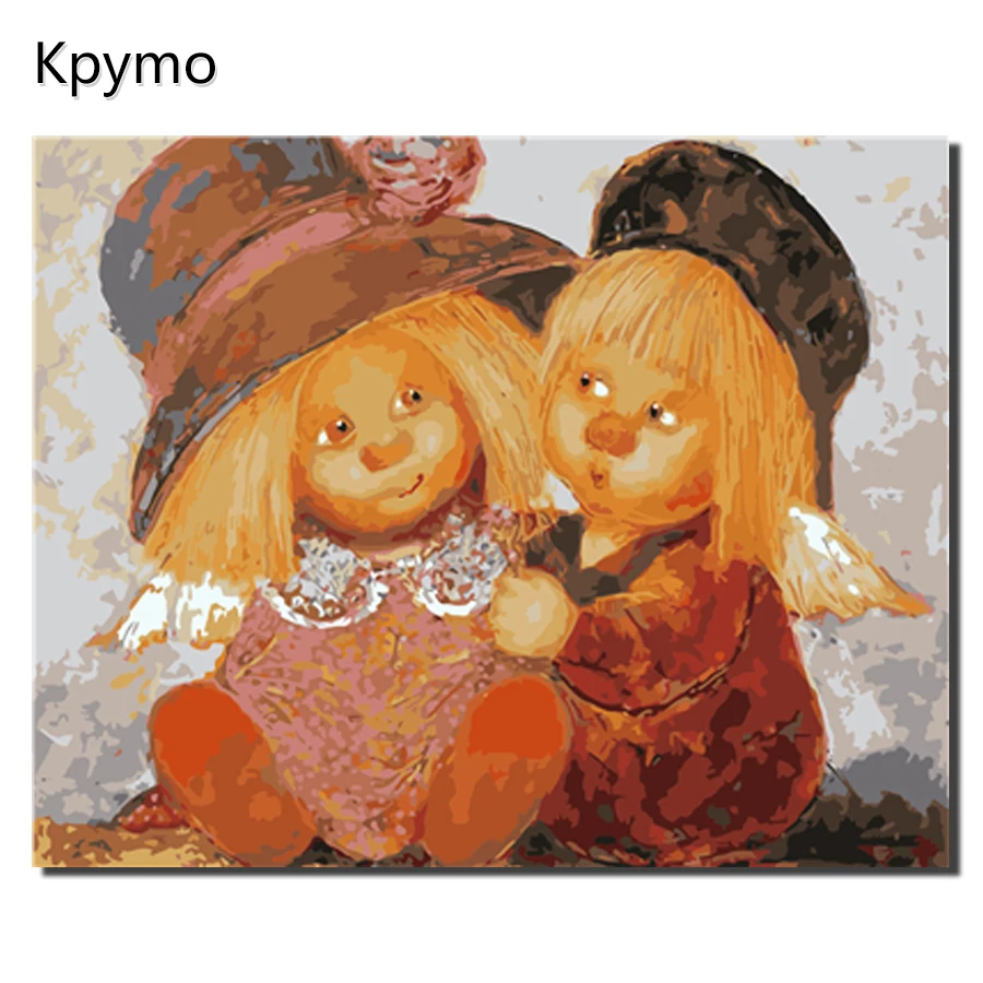 

Painting By Numbers sunny angel Abstract Painting Diy Digital Modern Wall Art Picture For Home Wall Artwork VA-0111