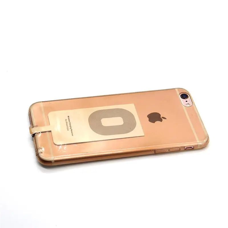 Hot Qi Standard Wireless Charger Receiver Sticker For Apple iPhone 5 6 6s Plus Power Charging Mobile Phone Receptor