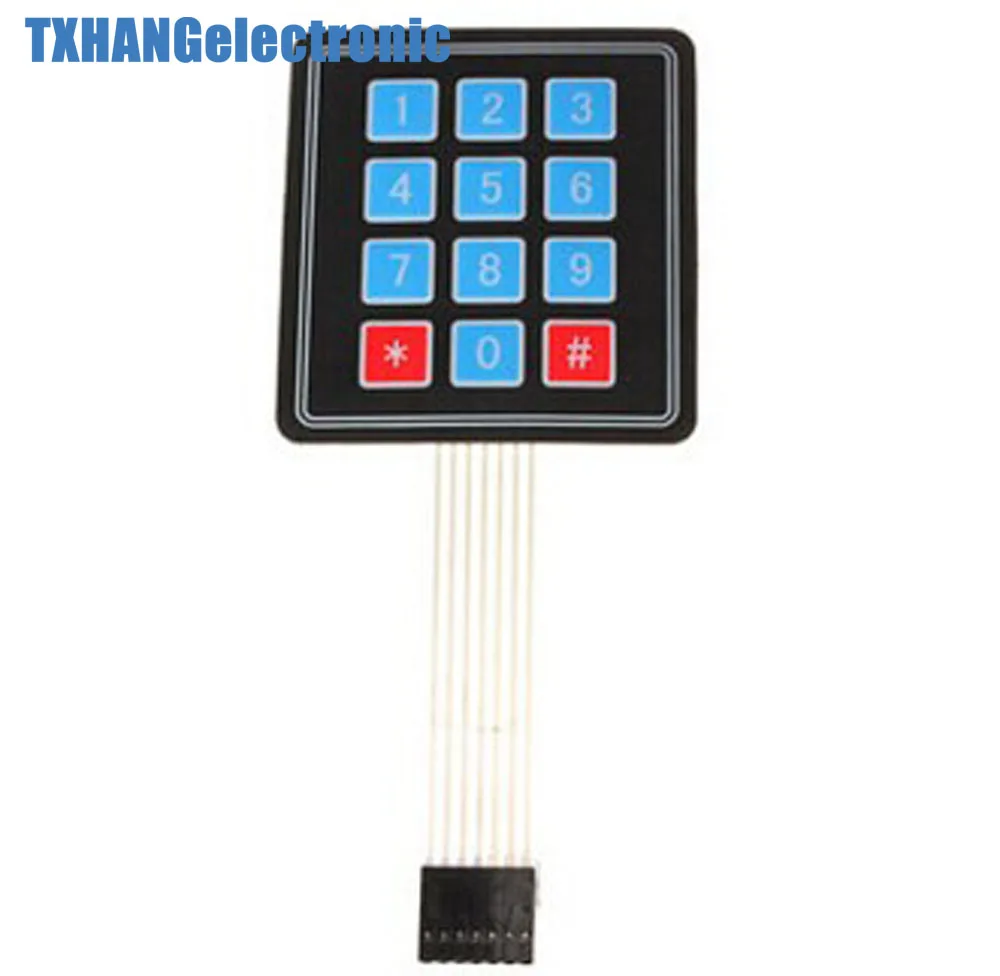 4 x 3 Matrix Array 12 Key Membrane Switch Keypad Keyboard
