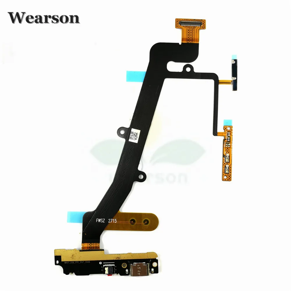 For Letv X900+ USB Port Charging Board Flex Cable With Microphone Power Button Free Shipping With Tracking Number (2)