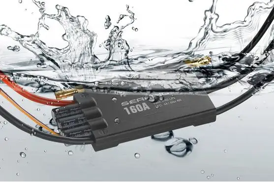 Hobbywing SeaKing برو V3 160A للماء 2-6 ثانية يبو 4A BEC سرعة المراقب فرش ESC ل RC سباق قارب F18585