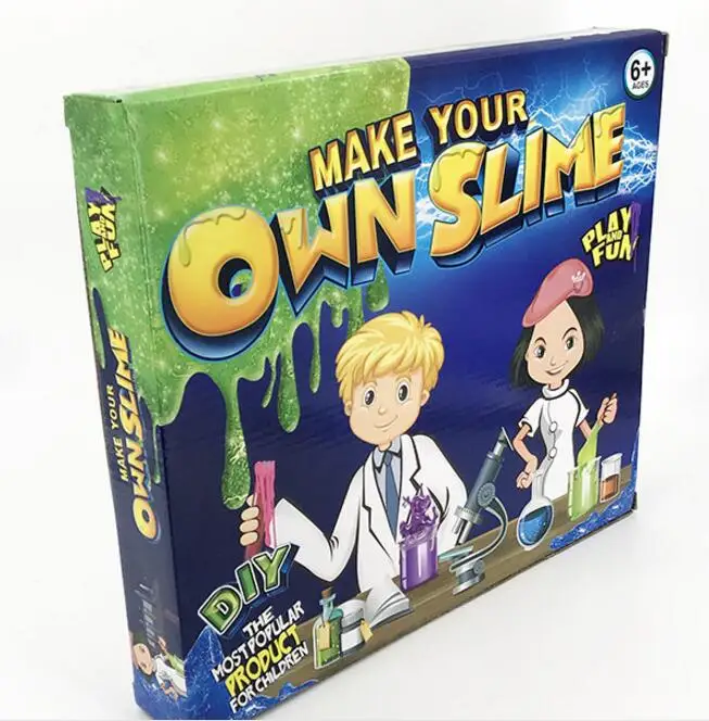 2018New DIY Slime набор пушистый Кристалл игра для детей игрушечное желе волшебный Пластилин интеллектуальная игрушка взрослые снятие стресса подарок