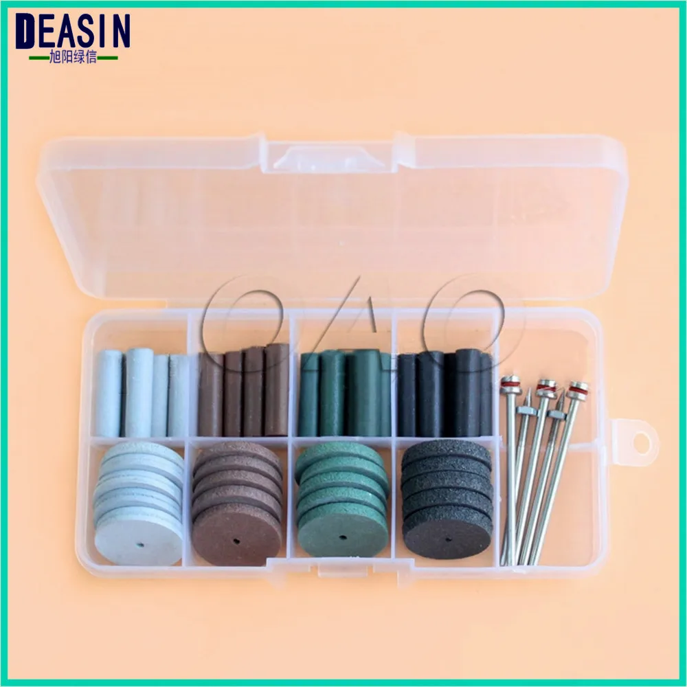 5 Shank Mandrel 2.35mm Dental Silicone Rubber Polishing Wheels Burs