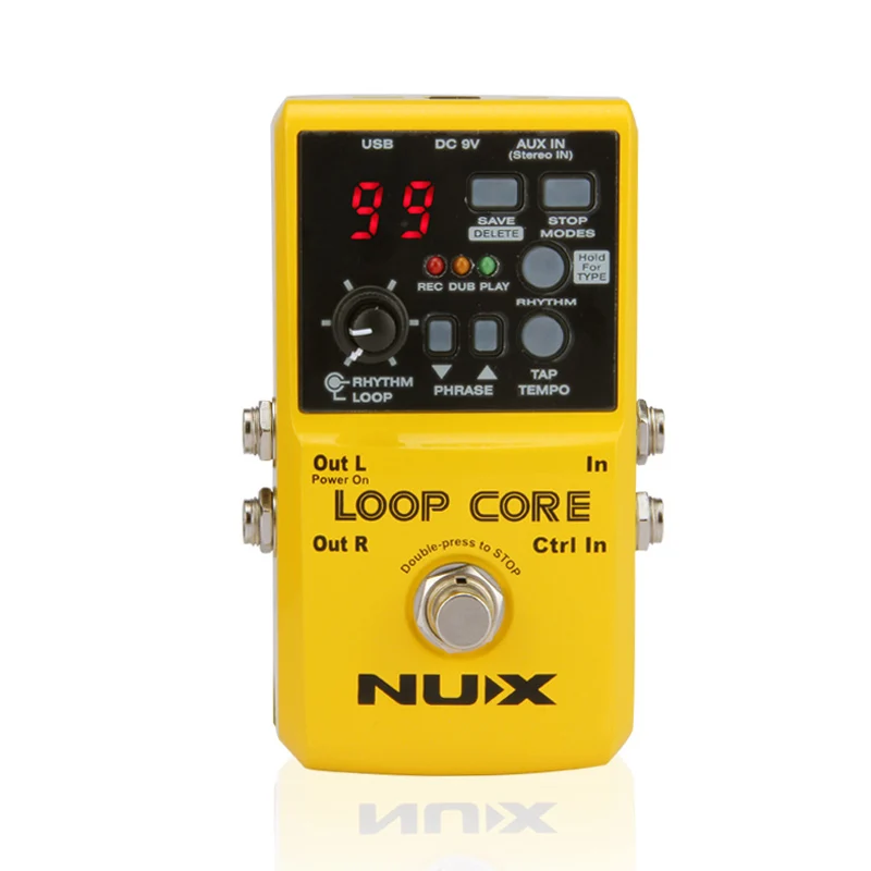 NUX Loop Core guitar pedal guitar Effects drum machine 6Hours Recording Time Guitar Parts Accessories Free Shipping
