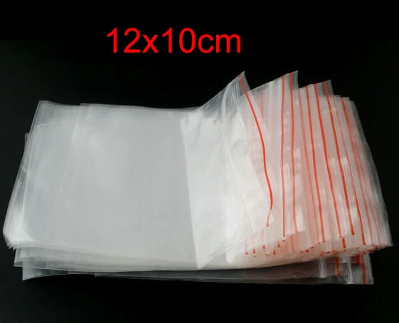 Дорин коробке hot-100 Самоуплотняющаяся Zip блокировки Пластик сумки 10x13 см (B03106)