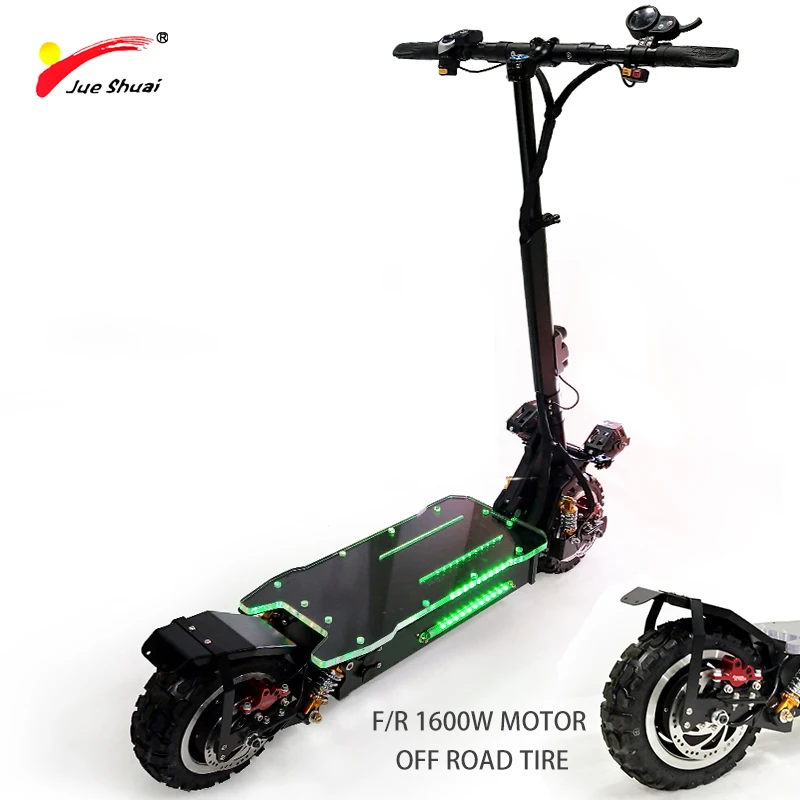  JS 60V 3200W 11inch Powerful Electric Scooter Brushless Motor Foldable Hoverboard Multifunction Uni