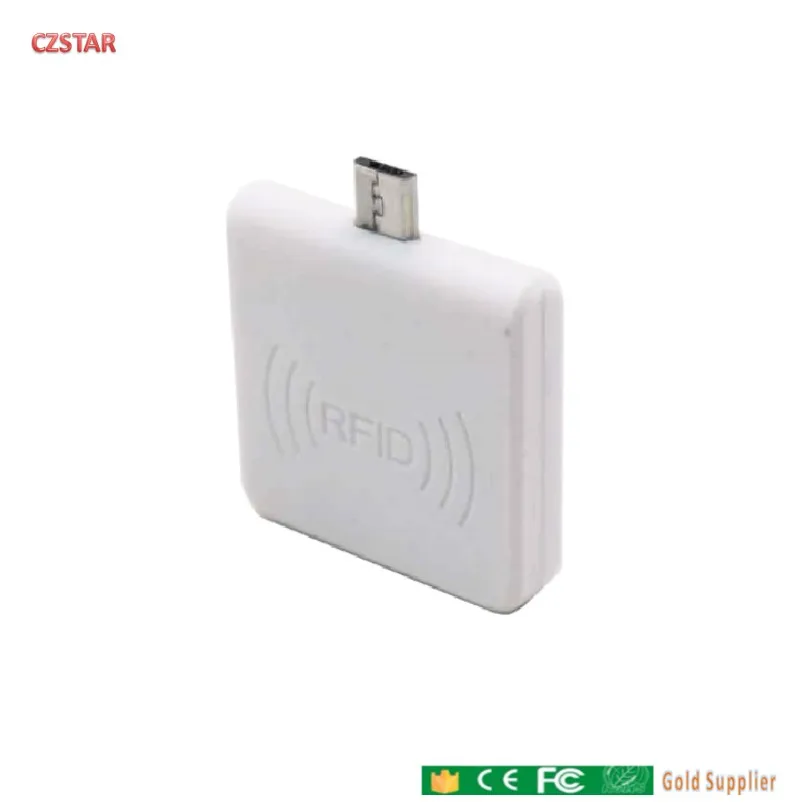 Дешевые микро USB OTG интерфейс RFID android ридер чиповая смарт карта считыватель 125 кГц