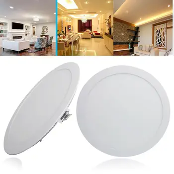 

Ultra-thin LED Panel Downlight Panel Light Round LED Ceiling Recessed Surface Mounted LED lamp 6W/12W/18W/25W