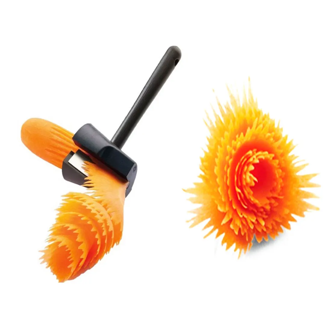 

Kitchen Accessories Tools Plastic Fried Potato Carrot Cucumber Rotary Chopper + Potato Spiral Cutting Machine Slicer Stainless