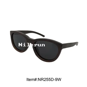 

fashion black ebony wood sunglasses