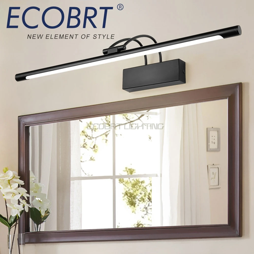 

Modern Bathroom LED Mirror Lights Bedroom Picture Wall Lamps Black Color LED Wall Light Indoor 220V AC