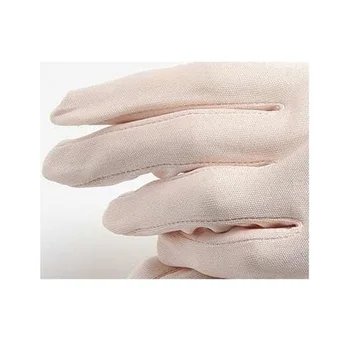 Elegant ladies high quality 100 silk knit gloves summer anti-UV thin section breathable sleep moisturizing gloves A60 4