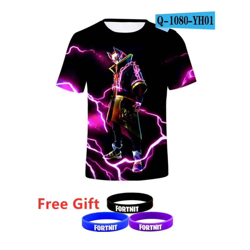 

Fortnited Game Tshirt Fornited Tee Print Royal Clothing Short Sleeve Game Clothing Battle Royale Clothes Game Clothes 3D Fornite