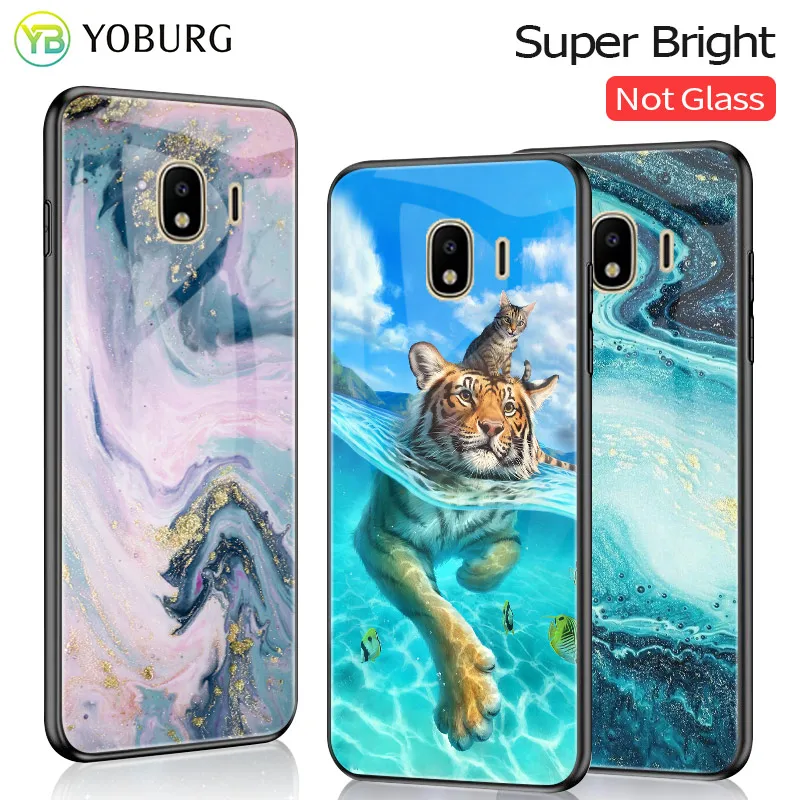 

sFor Samsung Galaxy J4 J6 Plus 2018 Case Cover Super Bright PC+TPU Glossy Case For Samsung Galaxy J1 J3 J7 J5 2017 2016 Cases