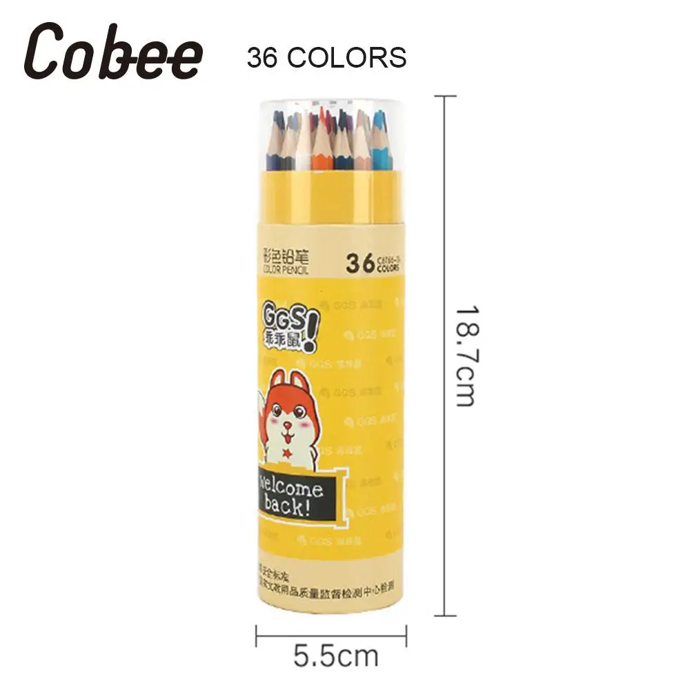 

Colored Pencils Drawing Pencil Wood Art Supplies Professional Graffiti Durable 36Pcs/Set