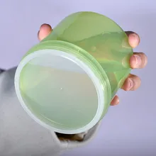 500 мл пустой пластиковый контейнер с внутренней крышкой, бутылка для хранения крема, герметичный горшок, еда, контейнер для макияжа BPA-Free 1 шт