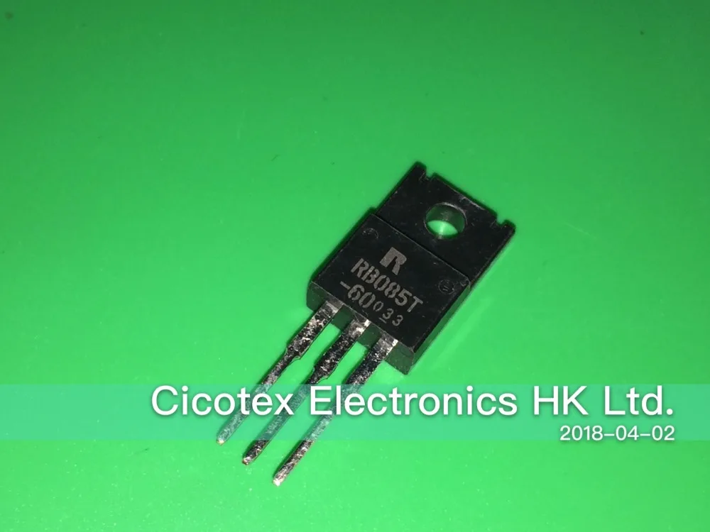

10pcs/lot RB085T-60 TO-220F DIODE ARRAY SCHOTTKY 60V TO220FN RB085T -60 RBO85T