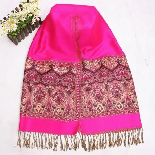 Бесплатная доставка! Новые пашмины 100% кашемир женские шарфы пейсли палантин шаль