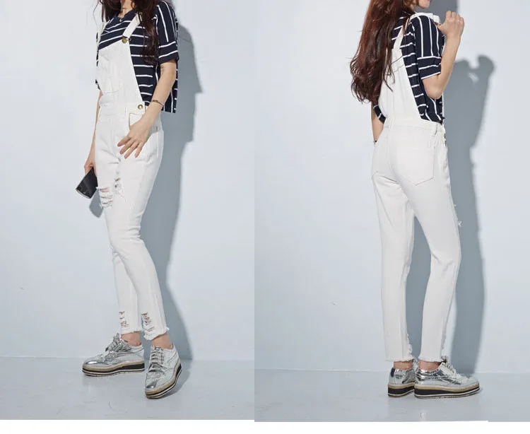 Women's new 2017 summer fashion large size female straight strap walnut cowboy straps pants high waist Korean version of the strap pants (7)