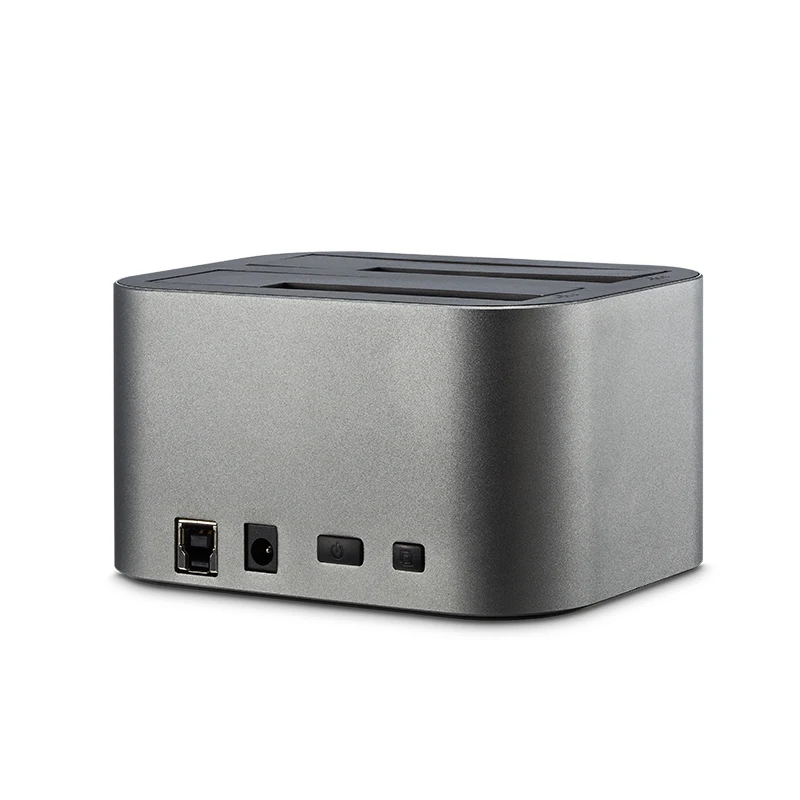  Estación de acoplamiento SATA HDD SSK 2-Bay USB 30 a adaptador de disco duro estación de acoplamien