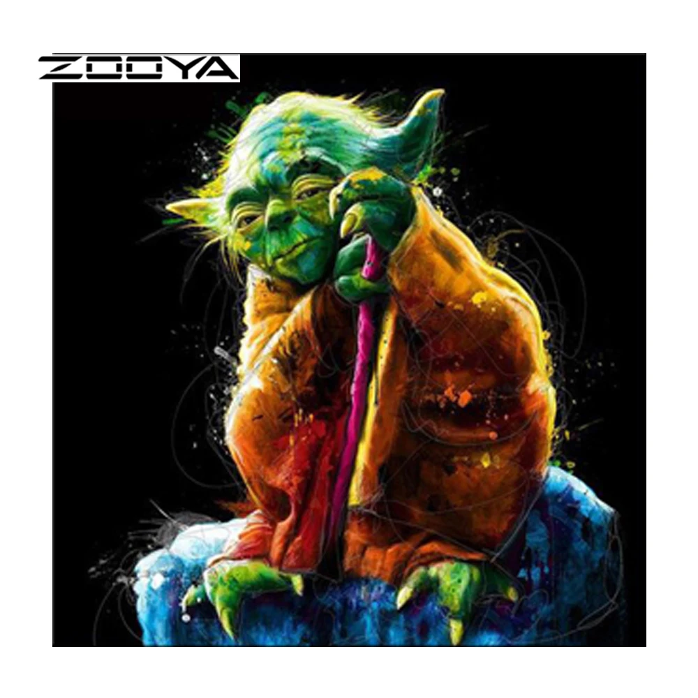 ZOOYA Алмазная вышивка мультяшный Монстр 3D сделай сам картина узор Стразы