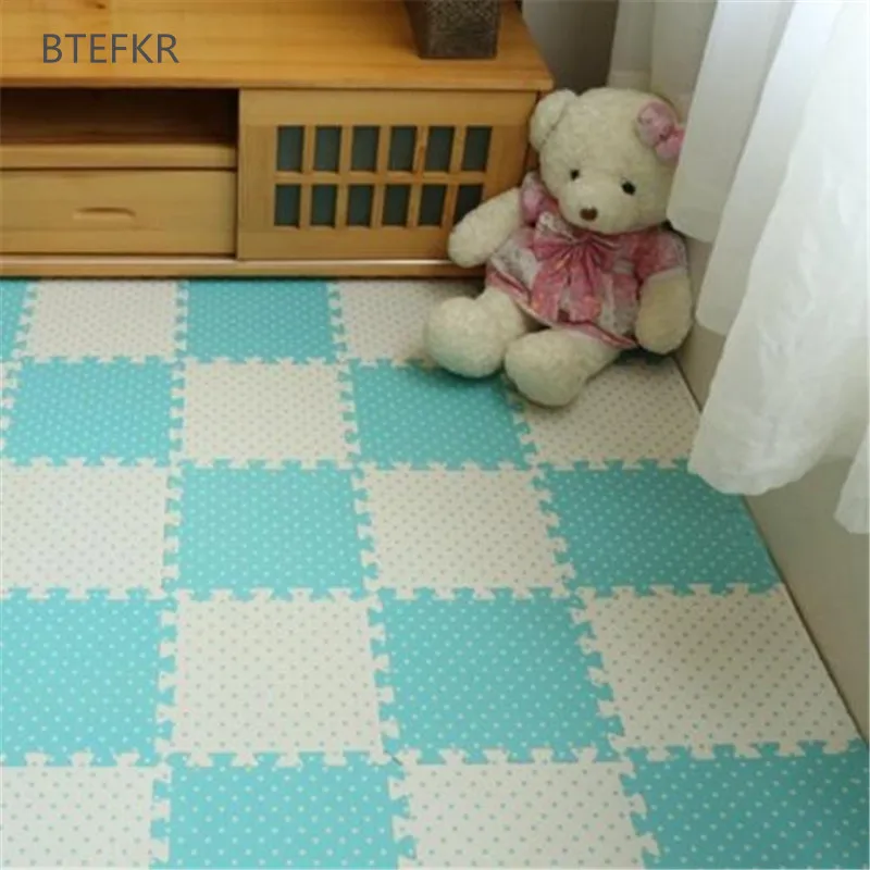 

Children Carpet Baby Play Mat Plain Color EVA Foam Mat Puzzle Kids Jigsaw Mats 30X30X1cm for Bedroom Baby Gym Speelkleed